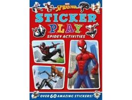 Livro marvel spider-man: sticker play spidey activities de autumn publishing (inglês)
