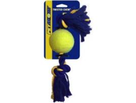 Corda para Cão PETSPORT Médio 2-Nós com Tuff Ball (26cm+6cm)