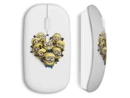 Rato Sem Fio com Coração dos Minions MANIACASE