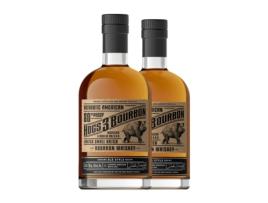 Whisky Bourbon HOGS 3 Hogs 3 Reserva (0.7 L - 2 Unidades)