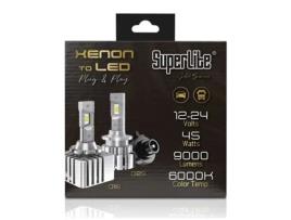 Kit Lâmpadas Conversão Xenon a Led D1S Gold SUPERLITE