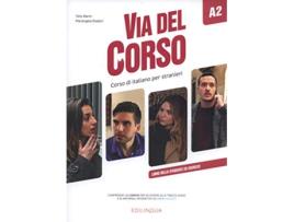 Livro Via del Corso A2 de Telis Marin (Italiano)