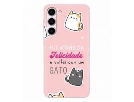 Capa THE CASES MARKET para Samsung Galaxy S23 Silicone Animais (Rosa)