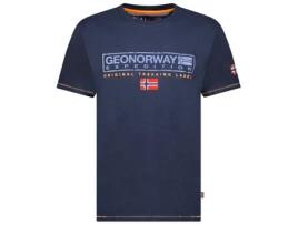 T-Shirt de Homem GEO NORWAY Algodão Azul (M)