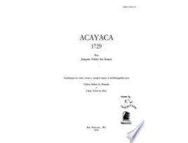 Livro Acayaca - 1729: por Joaquim Felício dos Santos de Valéria Seabra De Miranda (Português do Brasil)