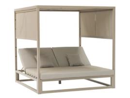 Daybed Conceito Exclusiva de Alumínio Taupholstery Tauppery