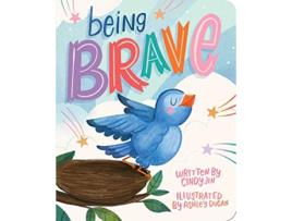 Livro Being Brave de Cindy Jin (Inglês - Capa Dura)