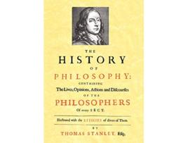 Livro The History of Philosophy 1701 de Thomas Stanley (Inglês)