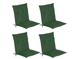 Loft Nl Cadeira Baixa 100X50X6Cm Verde Escuro 4 Peças B BEAUTISSU