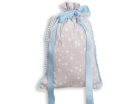 Saco ORIGINALBABY Estrelas Cinzento Azul (26 x 2 x 24 cm)