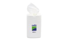 Pano de Limpeza Desinfetante CEDIS Ec2.5 em Dispensador 25 Peças