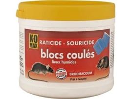 Bloco de Mousecida Raticida Komax 240 gGeb