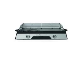 Chef de Cozinha Plancha Elétrica 2200W Placa Inox 52 X 31 5Cm Planchaduo2200 KITCHEN CHEF