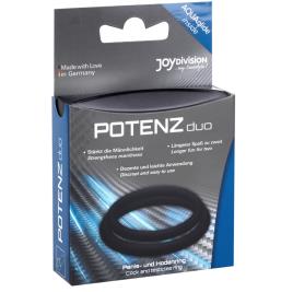 POTENZ DUO ANÉIS MÉDIO PRETO