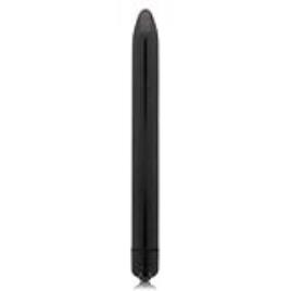 GLOSSY SLIM VIBRADOR NEGRO