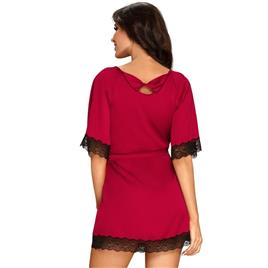 OBSESSIVE - SENSUELIA PEIGNOIR ROJO L/XL