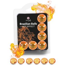 Lubrificante Bolas Brasileiras Efeito Calor 6 Bolas