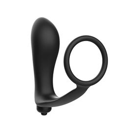 Estimulador Massajador Anal C/ Anel E Vibração