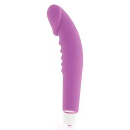 Estimulador Dolce Vita Realistic Pleasure Silicone Lilás