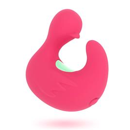 Estimulador Silicone Hapy Loky Duckymania Recarregável Rosa