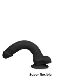 COCK MILLER DENSIDADE DE SILICONE COCKSIL ARTICULÁVEL PRETO 18 CM