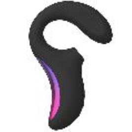 LELO  ENIGMA DUAL STIMULATION SONIC MASSAGER BLACKRETO