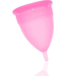 TAÇA  MENSTRUAL TAMANHO S COR-DE-ROSA SILICONE FDA