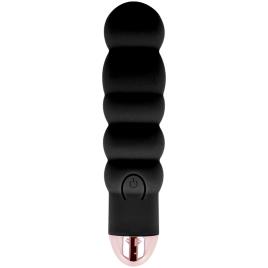 VIBRADOR RECARREGÁVEL DOLCE VITA SEIS PRETO 7 VELOCIDADES