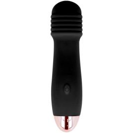 VIBRADOR RECARREGÁVEL DOLCE VITA TRÊS PRETO 7 VELOCIDADE