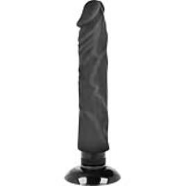 BASECOCK REALISTIC VIBRATOR 2-1 BLACK 20CM