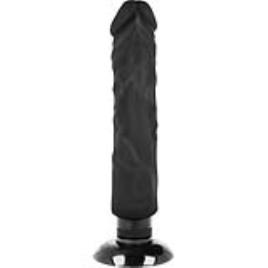 REALISTIC VIBRATOR 2-1 BLACK 20CM