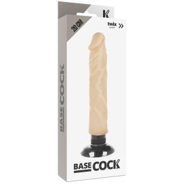 BASECOCK REALISTIC VIBRATOR 2-1 CARNE 20CM