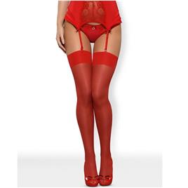 OBSESSIVE MEDIAS S800 COLOR ROJO TALLA S/M