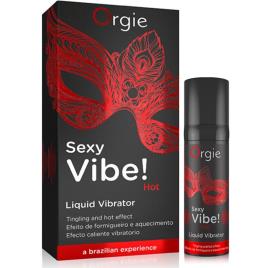SEXY VIBE! EFEITO DE AQUECIMENTO DE LÍQUIDO VIBRANTE QUENTE 15 ML