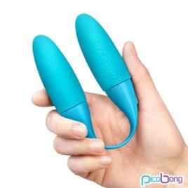 VIBRADOR DUPLO MAHANA 2 BLUE PICOBONG
