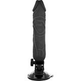 REALISTIC VIBRATOR REMOTE CONTROL BLACK 20CM