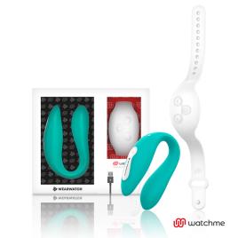 WEARWATCH DUAL PLEASURE WIRELESS TECHNOLOGY WATCHME AQUAMARINE / SNOWY