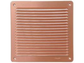 Grelha de Ventilação Quadrada 228 X 228 Alumínio Cobreado Fácil Instalação para Empilhar LA VENTILAZIONE