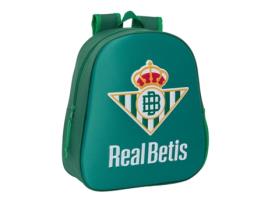 Mochila Escolar 3D REAL BETIS BALOMPIÉ Verde 27 x 33 x 10 cm