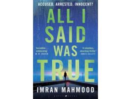 Livro All I Said Was True de Imran Mahmood (Inglês)