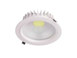 Downlight LED Redondo Embutido 35W 2850lm Ø20cm 3000K Branco Eilen