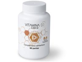 Vitamina D3 4000 UI 60 Pérolas N&N NOVA NUTRIÇÃO