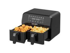 Fritadeira de Ar GELEIPU Dl28 8 Quartos 8 Predefinições de Cozimento 5 Minutos Desligamento Automático 1700W