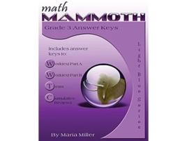 Livro Math Mammoth Grade 3 Answer Keys de Maria Miller (Inglês)