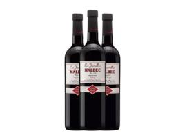 Vinho LES JAMELLES Cépage Rare Malbec Vin de Pays d'Oc (0.75 L - 3 Unidades)