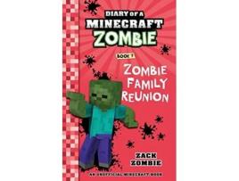 Livro Diary of a Minecraft Zombie Book 7 Zombie Family Reunion de Zack Zombie (Inglês)