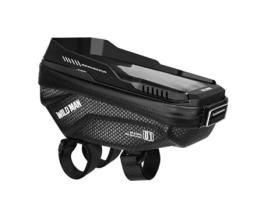 WILDMAN Bolsa Bicicleta À Prova D'Água 1L Janela Tátil Xt1 Preto