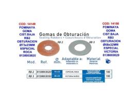 Fominaya goma cist.baja rb2 obturacion ø73x23mm roca 0138003020