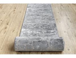 Passadeira Structural Mefe 6184 Dois Níveis de Lã Cinza Cinza Escuro 120 cm