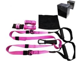 Treino em Suspensão MEGASAVEPT Pull Belt P3-2 Rosa (1,6 m)